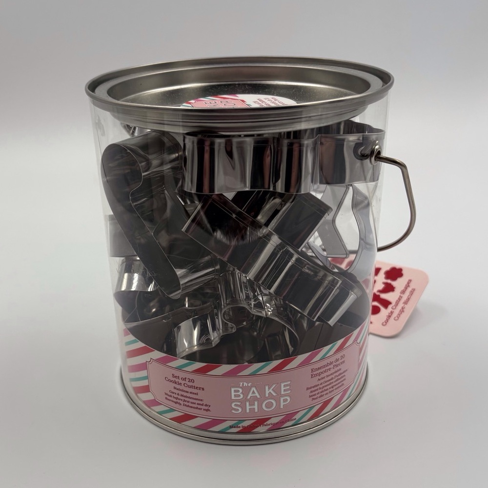 Silver Cookie Cutter Set of 20